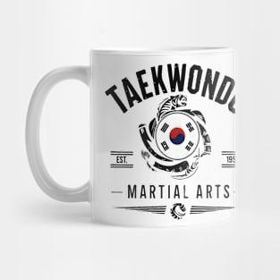 Taekwondo Art Tae Kwon Do Training Korean Martial Arts for men Mug